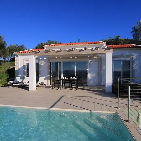 Sunset Sea View Villa 1 Агиос-Георгиос Экстерьер фото